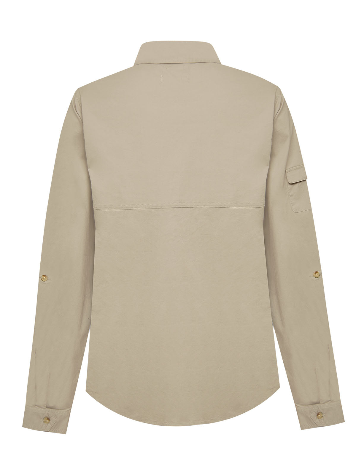 Blusa Algodón Orgánico Mujer Coop Beige Rockford