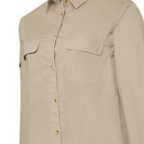 Blusa Algodón Orgánico Mujer Coop Beige Rockford