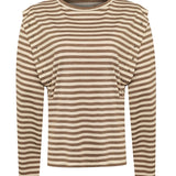 Polera Fibras Recicladas Mujer Diana Café Rockford