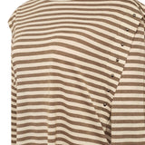 Polera Fibras Recicladas Mujer Diana Café Rockford