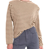 Polera Fibras Recicladas Mujer Diana Café Rockford