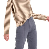 Polera Fibras Recicladas Mujer Diana Café Rockford