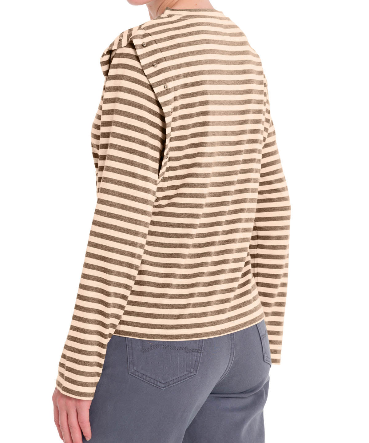 Polera Fibras Recicladas Mujer Diana Café Rockford
