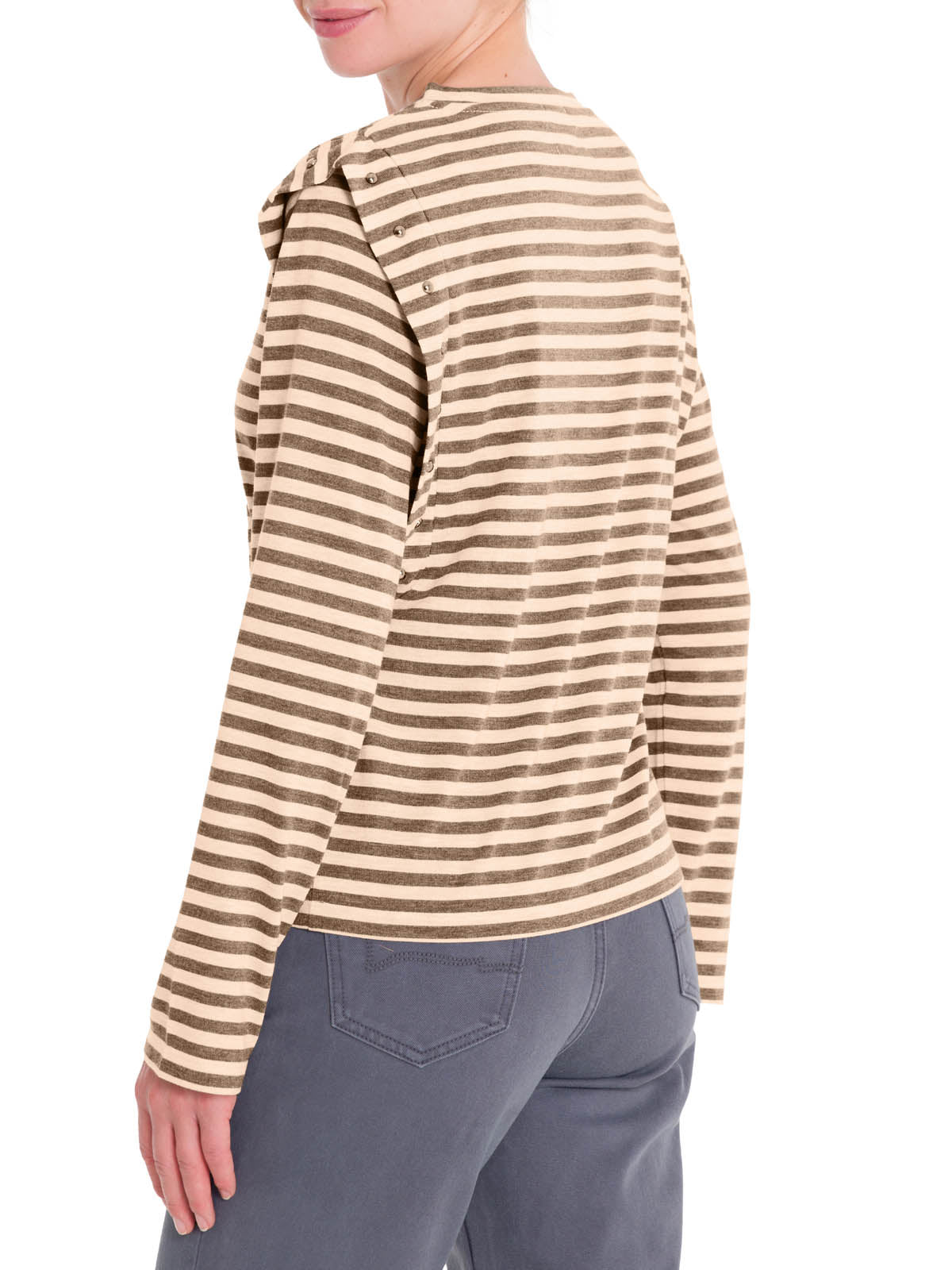 Polera Fibras Recicladas Mujer Diana Café Rockford