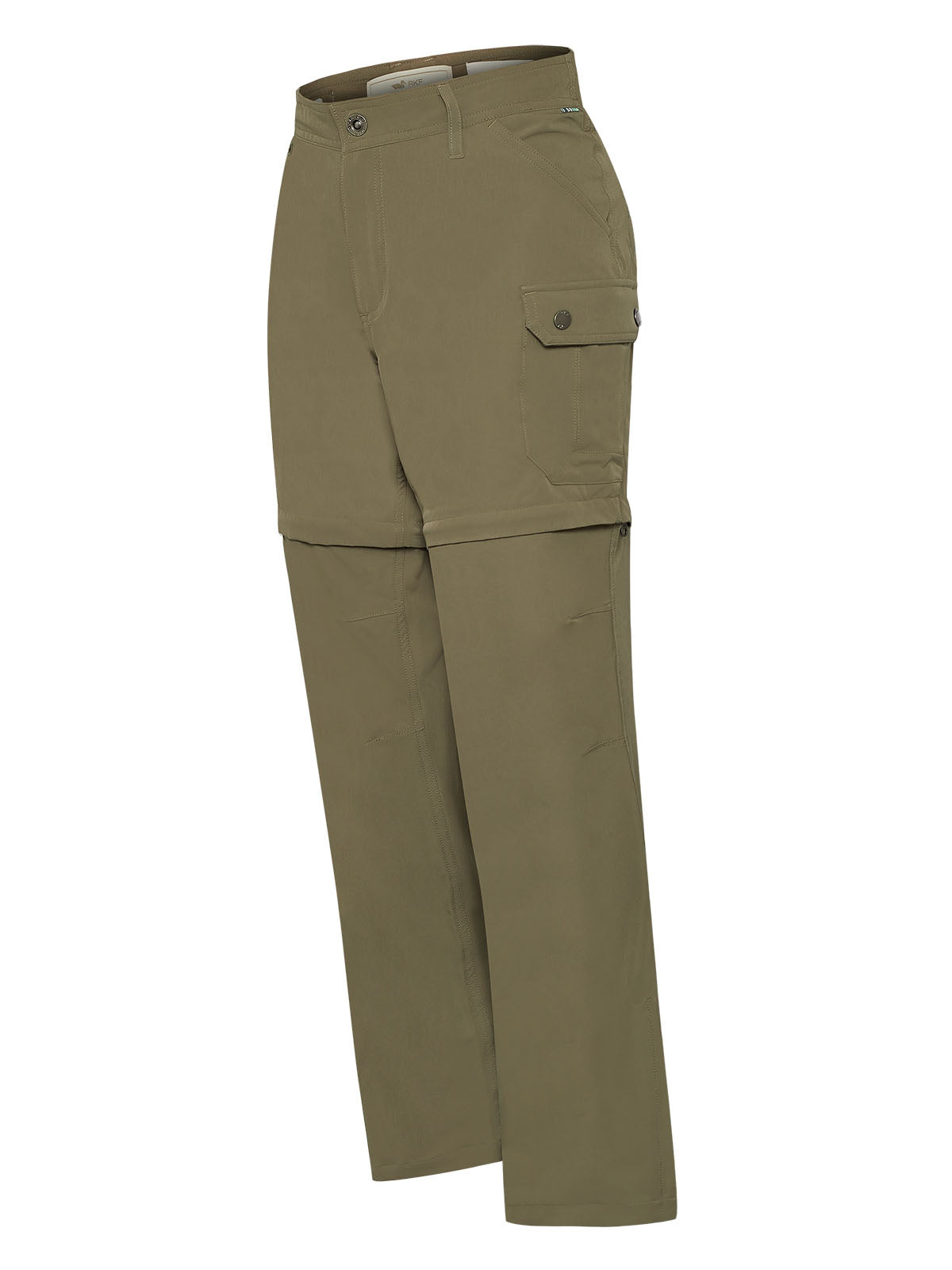 Pantalón Fibras Recicladas Mujer Desmontable Verde Rockford