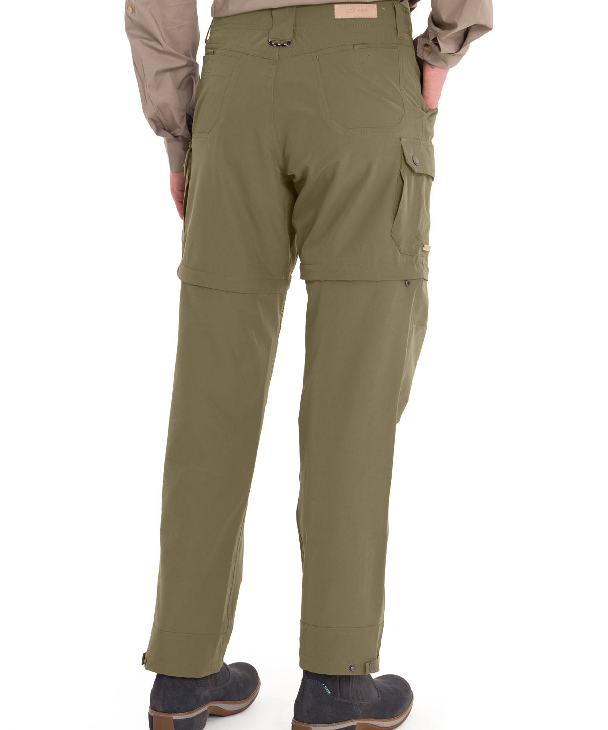 Pantalón Fibras Recicladas Mujer Desmontable Verde Rockford