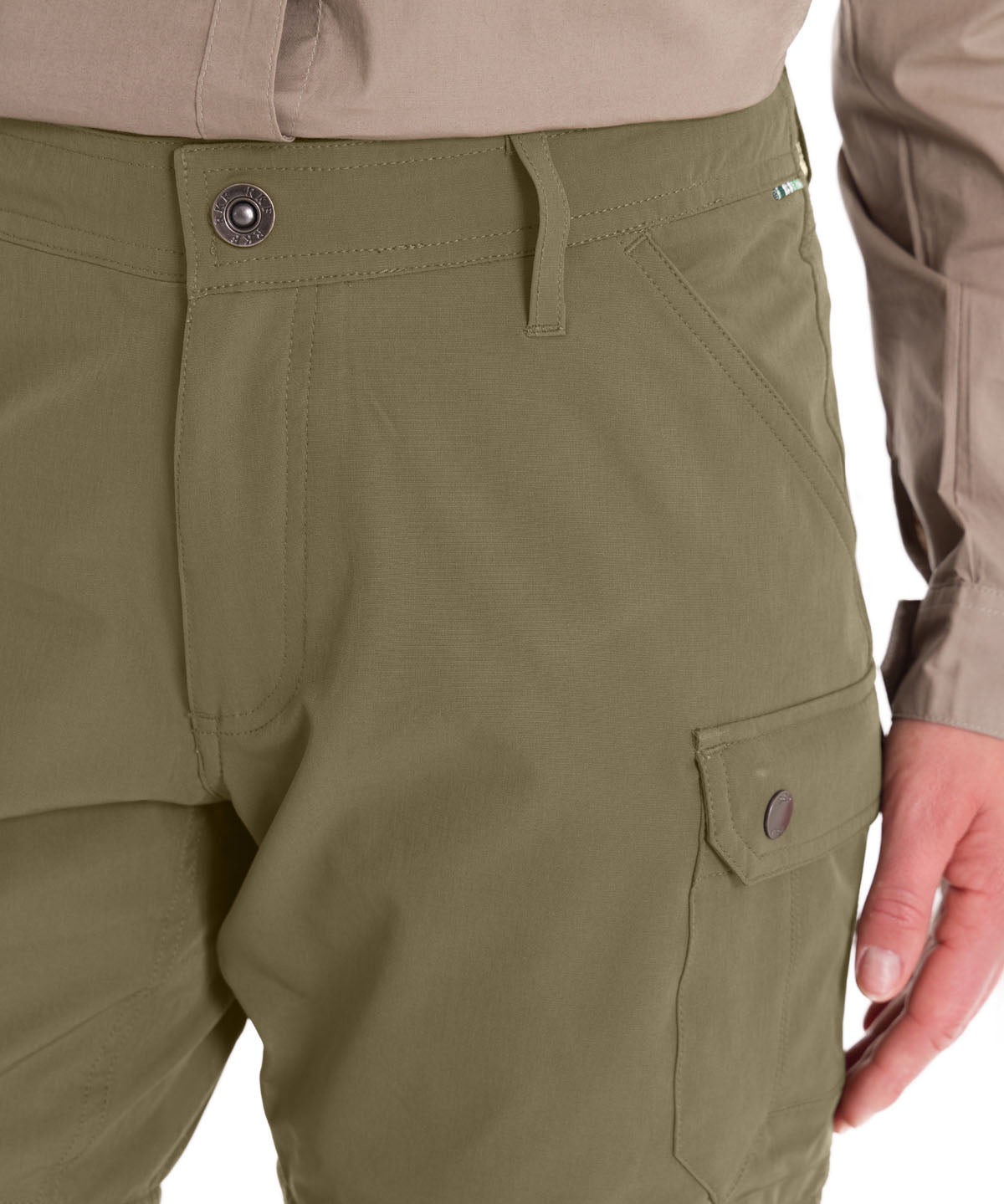 Pantalón Fibras Recicladas Mujer Desmontable Verde Rockford
