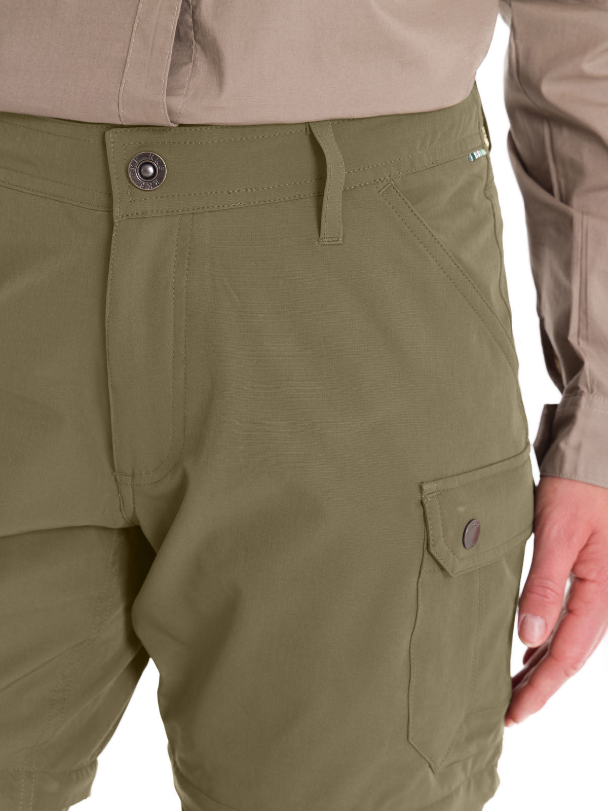 Pantalón Fibras Recicladas Mujer Desmontable Verde Rockford