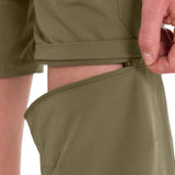 Pantalón Fibras Recicladas Mujer Desmontable Verde Rockford