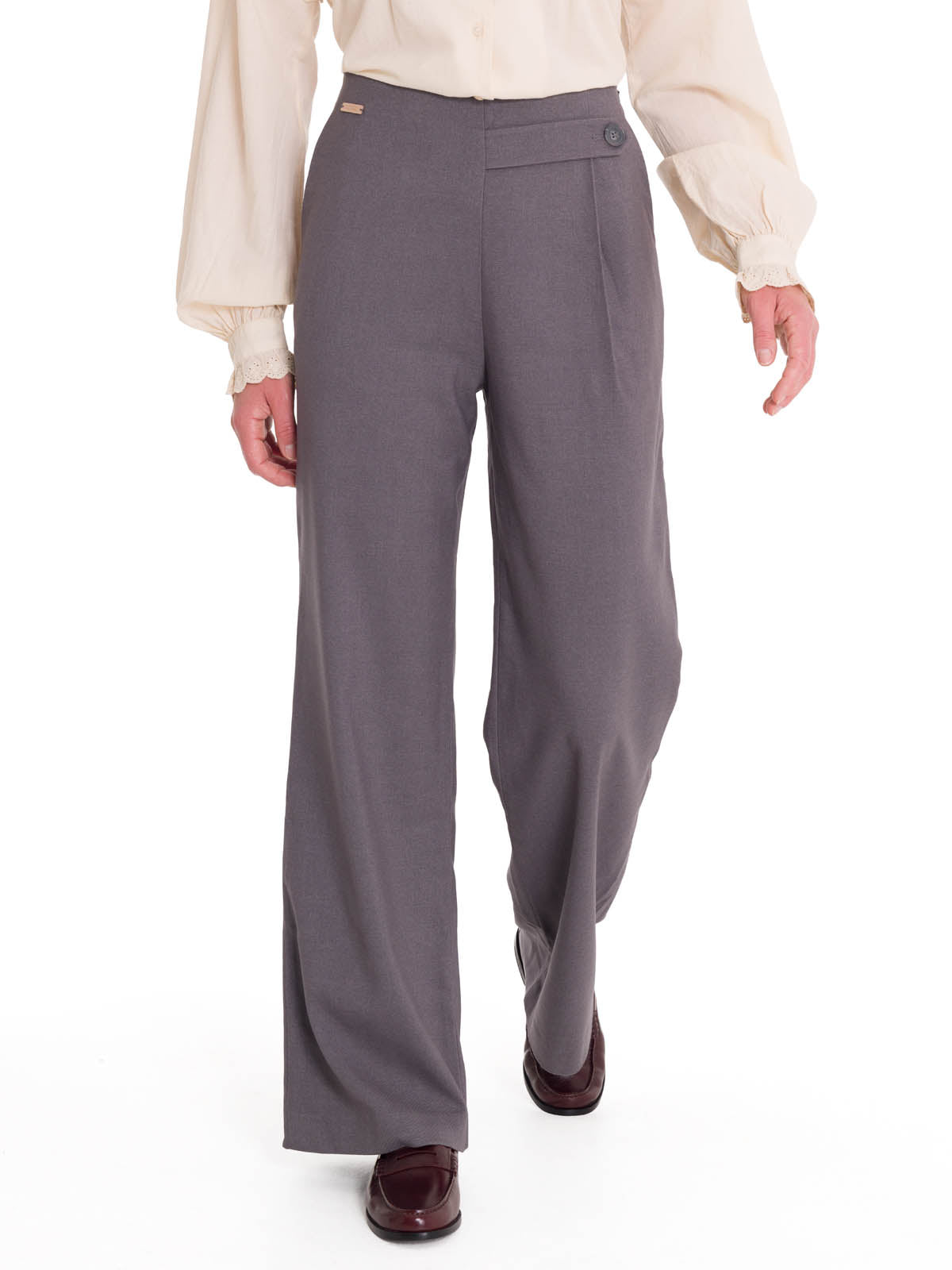 Pantalón Fibras Recicladas Mujer Hornacal Gris Rockford