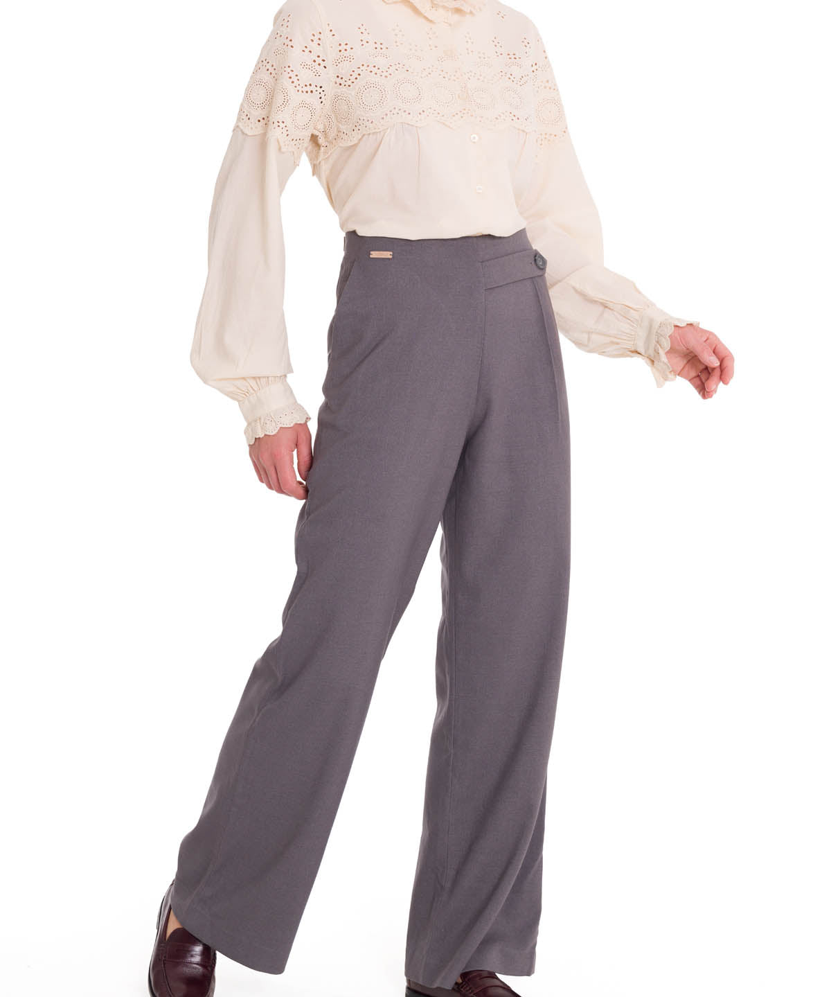 Pantalón Fibras Recicladas Mujer Hornacal Gris Rockford