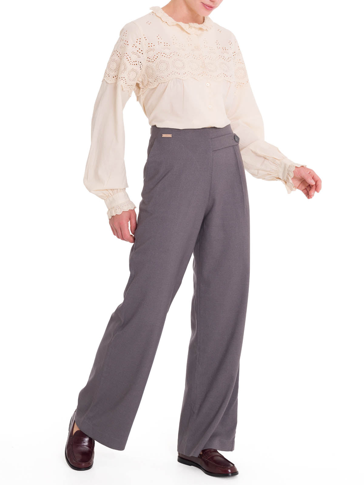 Pantalón Fibras Recicladas Mujer Hornacal Gris Rockford