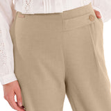 Pantalón Fibras Recicladas Mujer Hornacal Beige Rockford