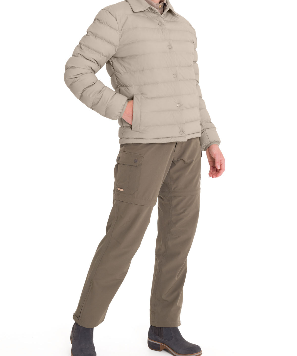 Parka Thermore Mujer Eiko Beige Rockford