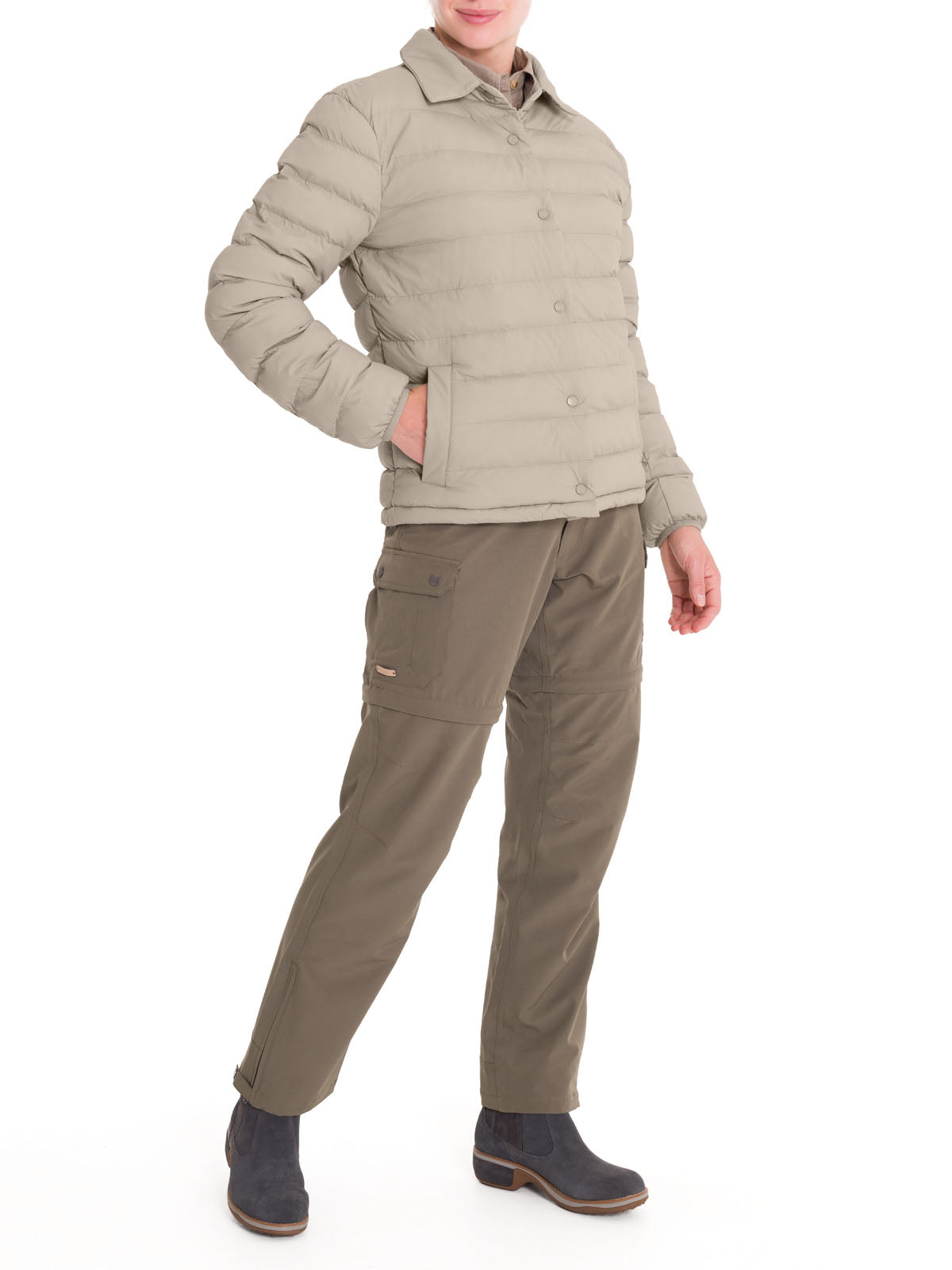 Parka Thermore Mujer Eiko Beige Rockford