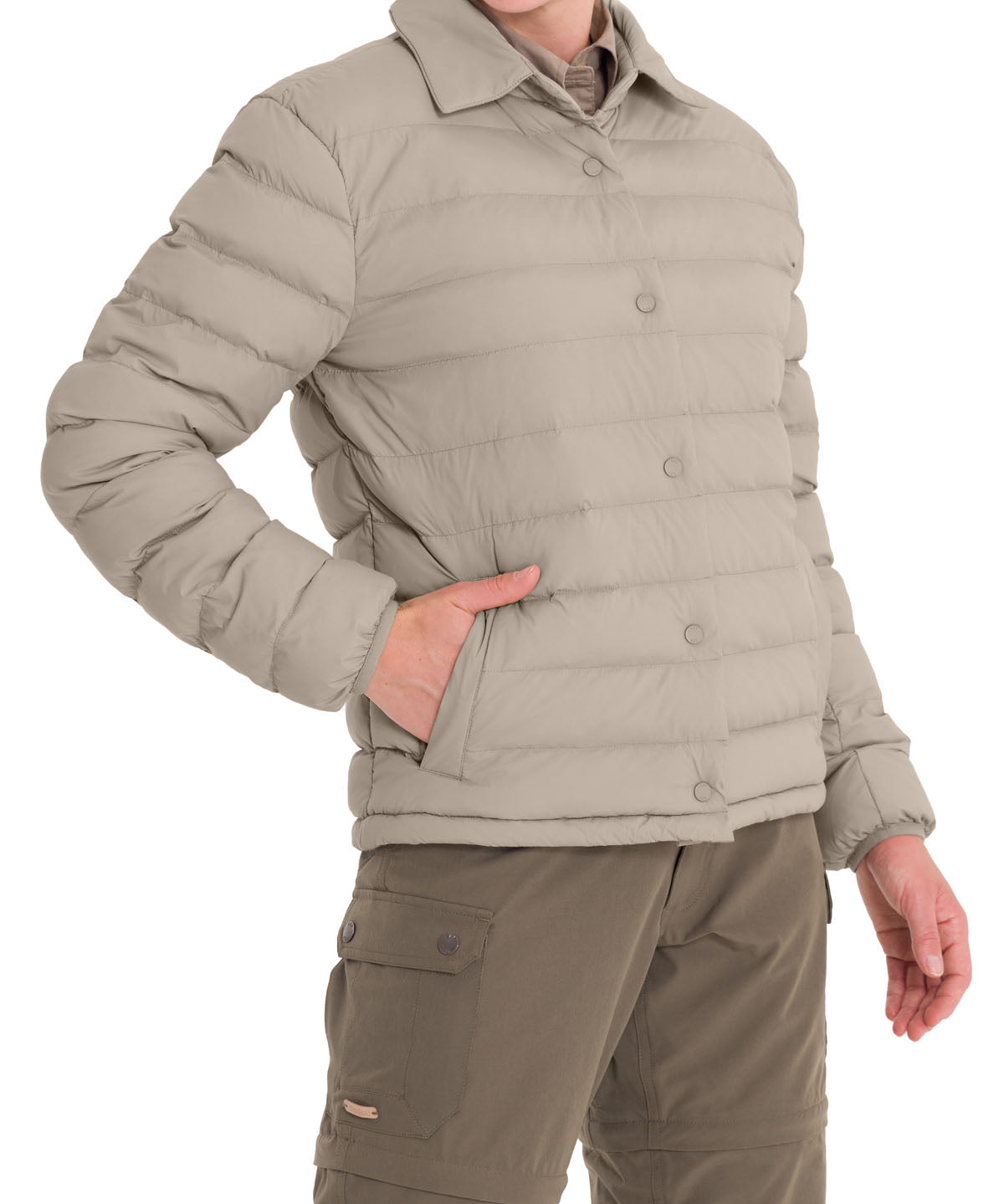 Parka Thermore Mujer Eiko Beige Rockford