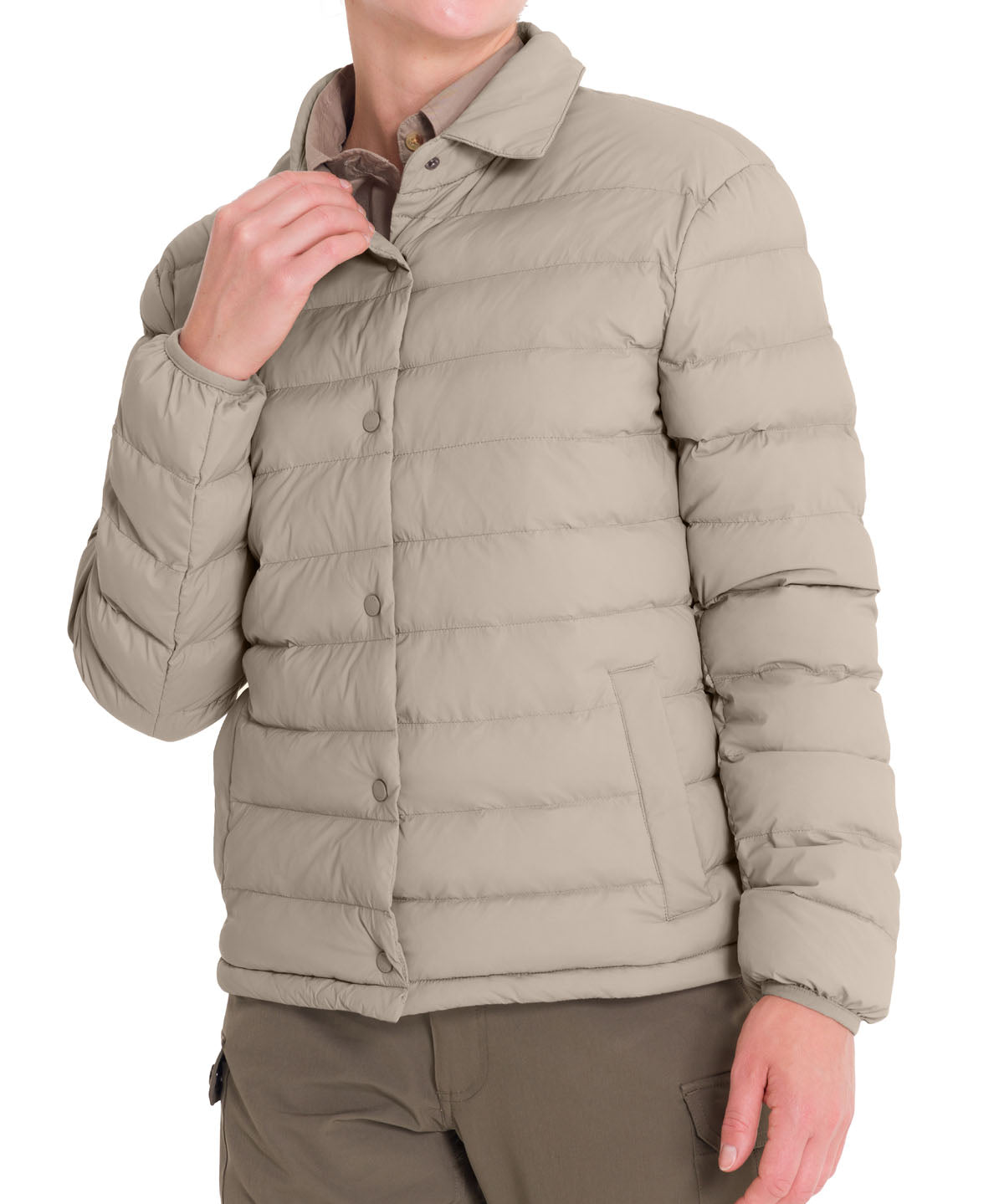 Parka Thermore Mujer Eiko Beige Rockford