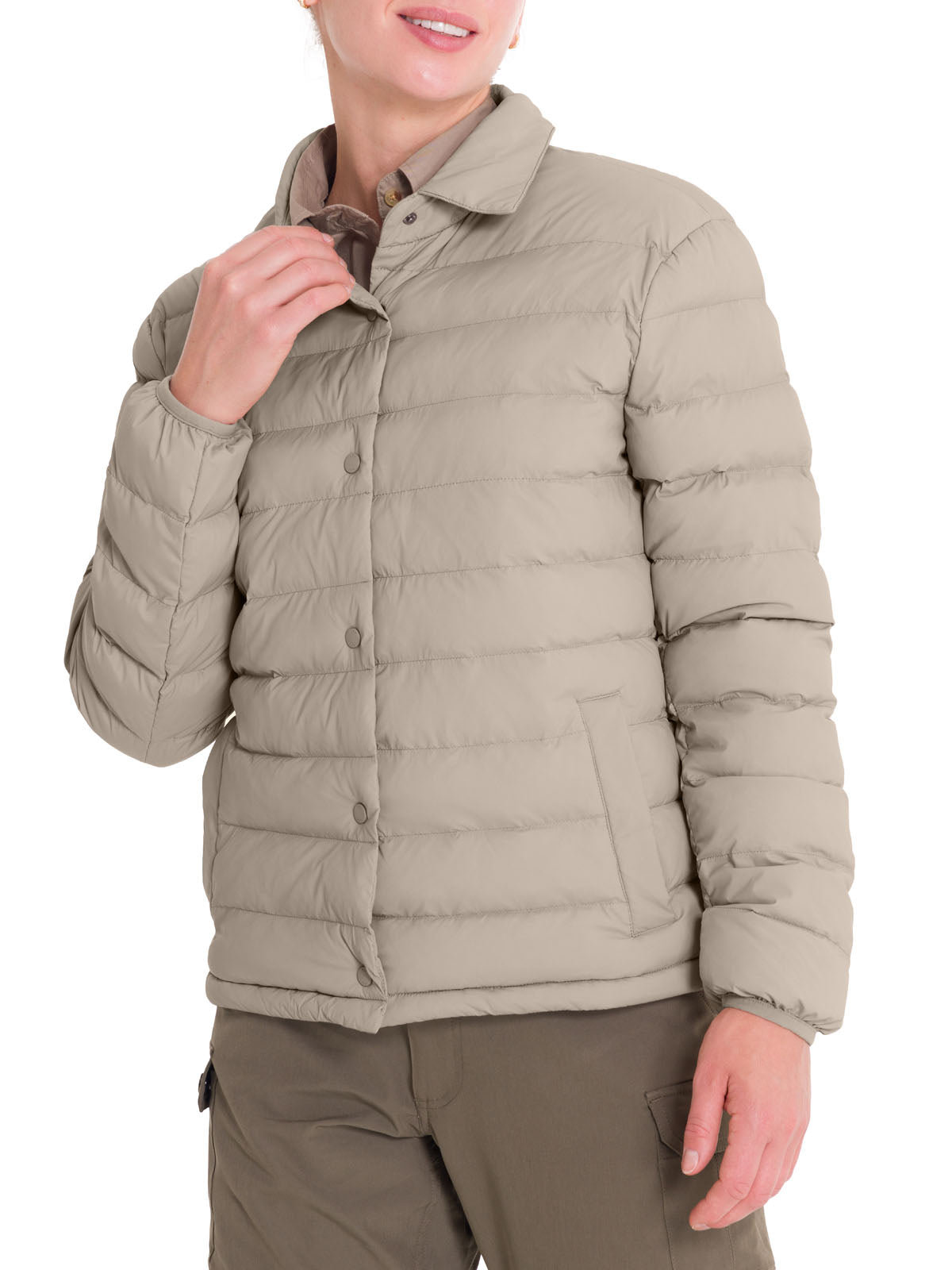 Parka Thermore Mujer Eiko Beige Rockford