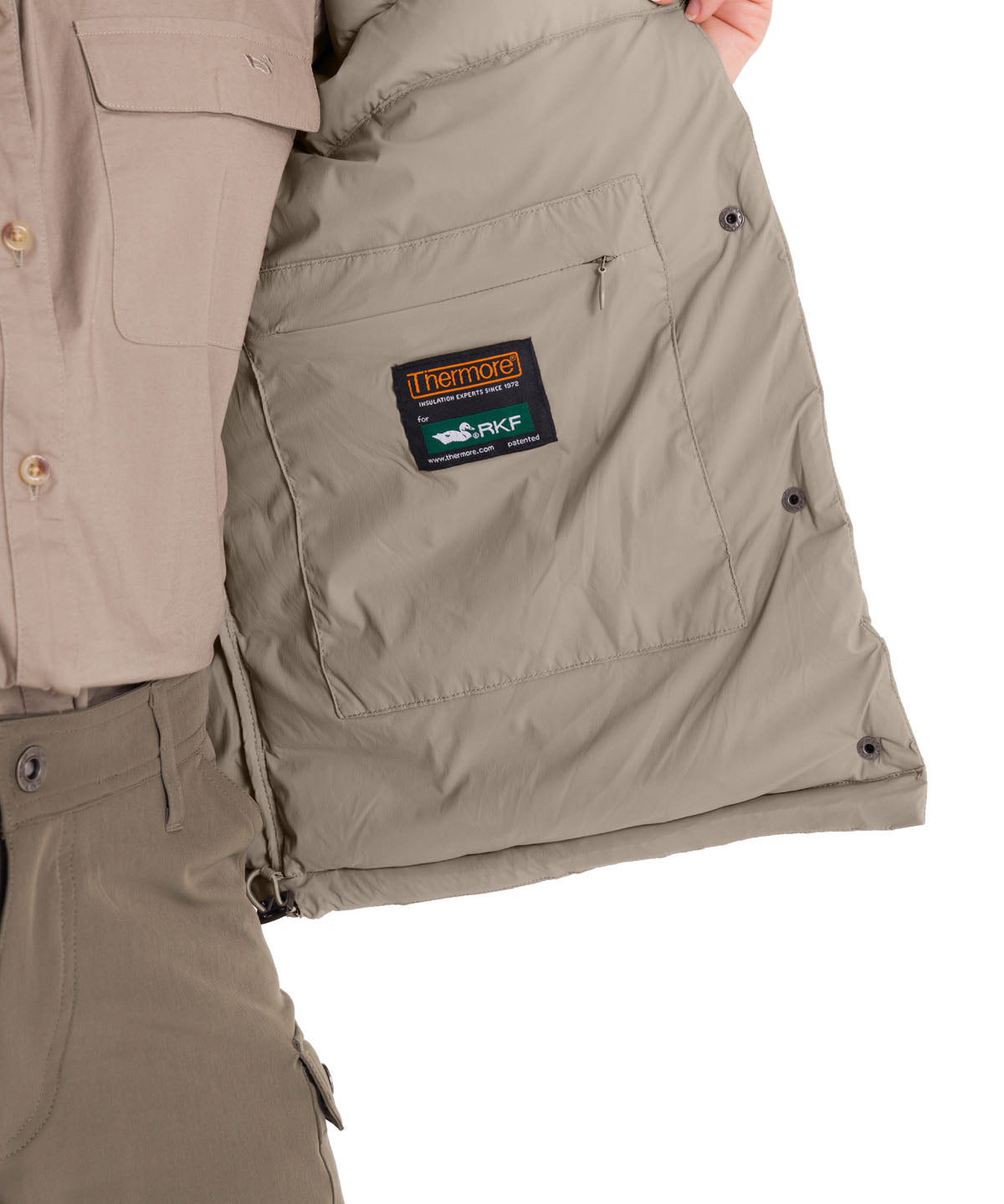 Parka Thermore Mujer Eiko Beige Rockford