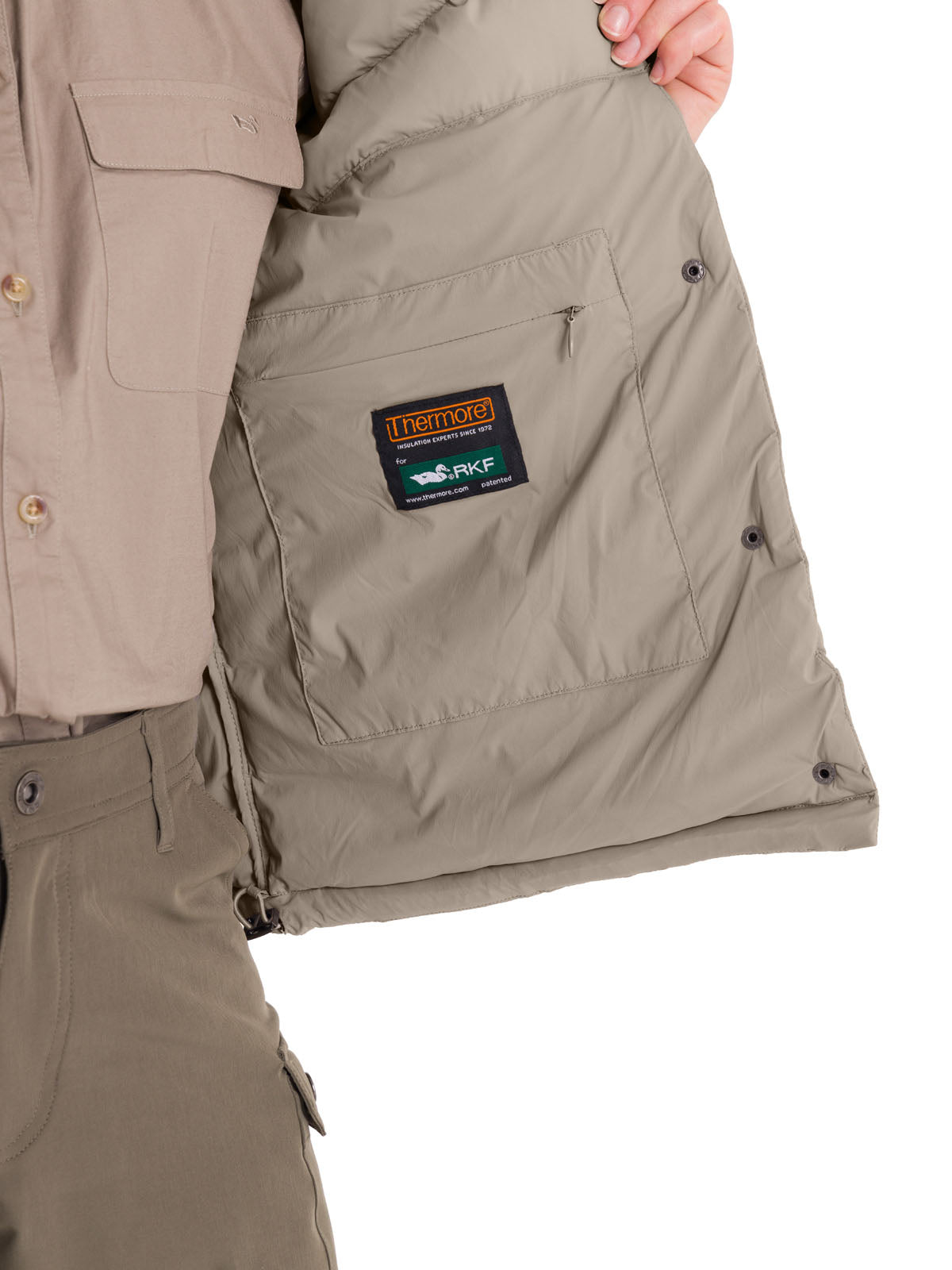 Parka Thermore Mujer Eiko Beige Rockford