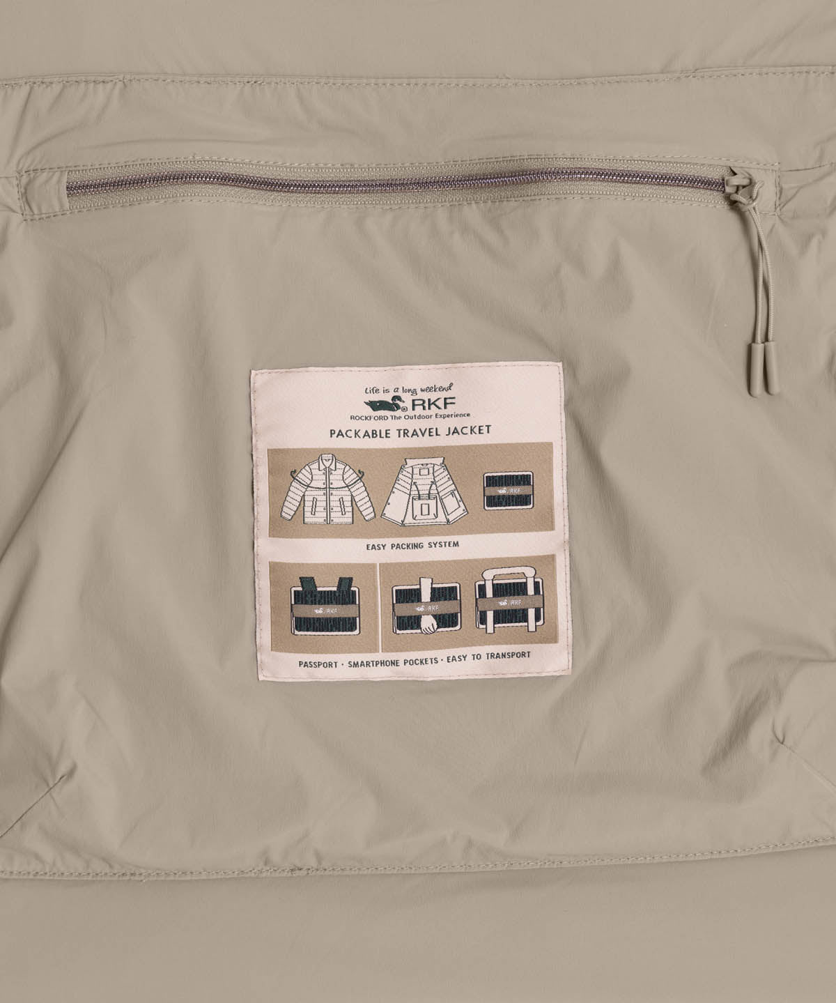 Parka Thermore Mujer Eiko Beige Rockford