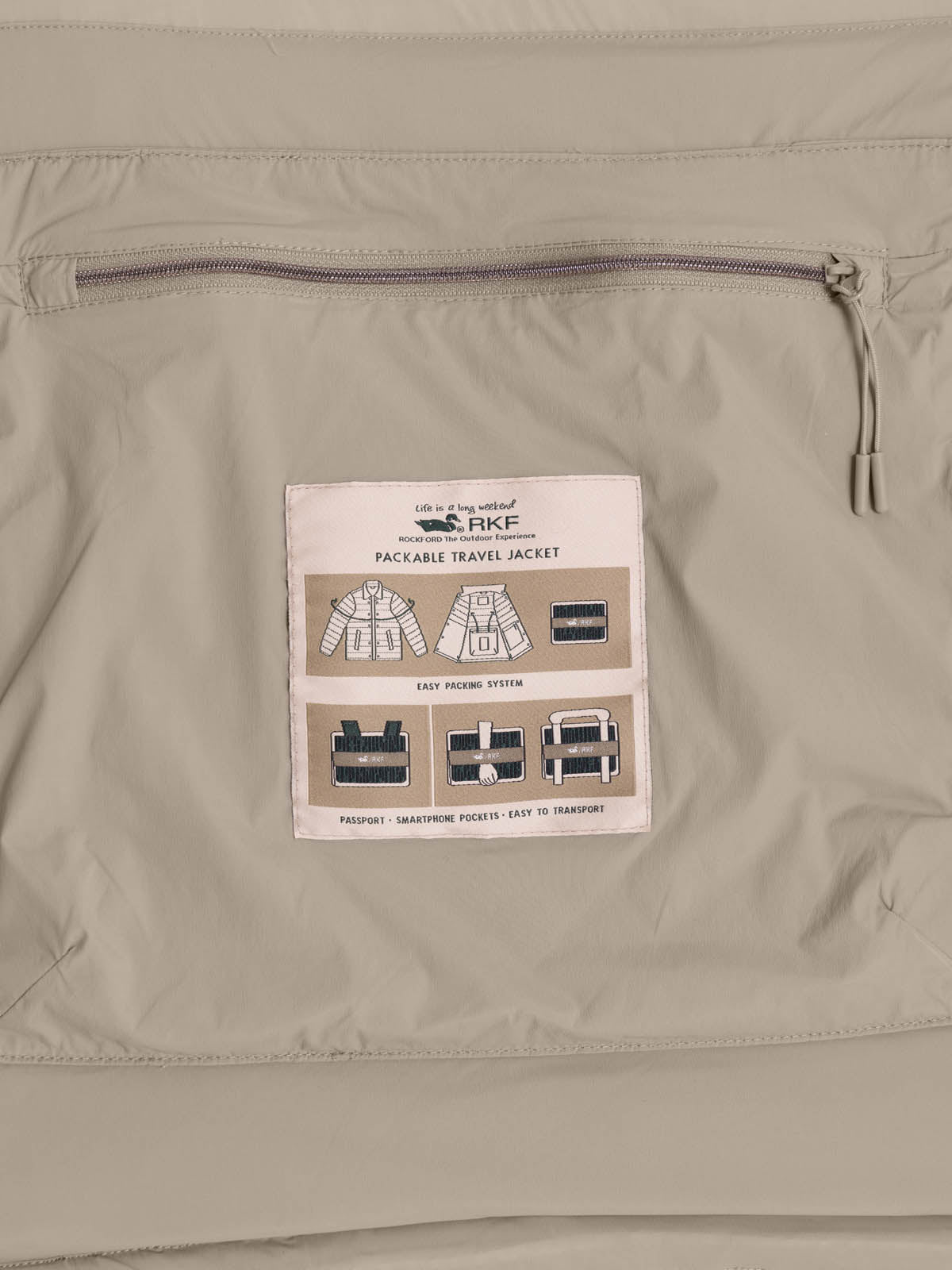 Parka Thermore Mujer Eiko Beige Rockford