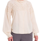 Blusa Algodón Orgánico Mujer Lhotse Beige Rockford