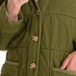 Chaqueta Thermore Mujer Malawi Verde Rockford