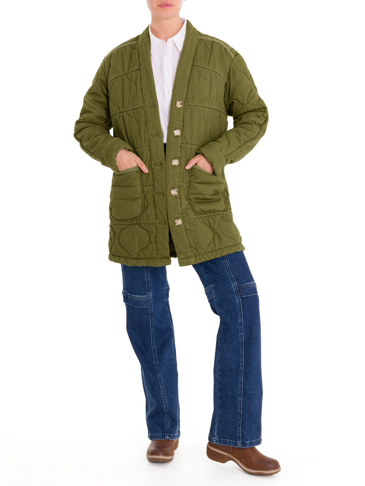 Chaqueta Thermore Mujer Malawi Verde Rockford
