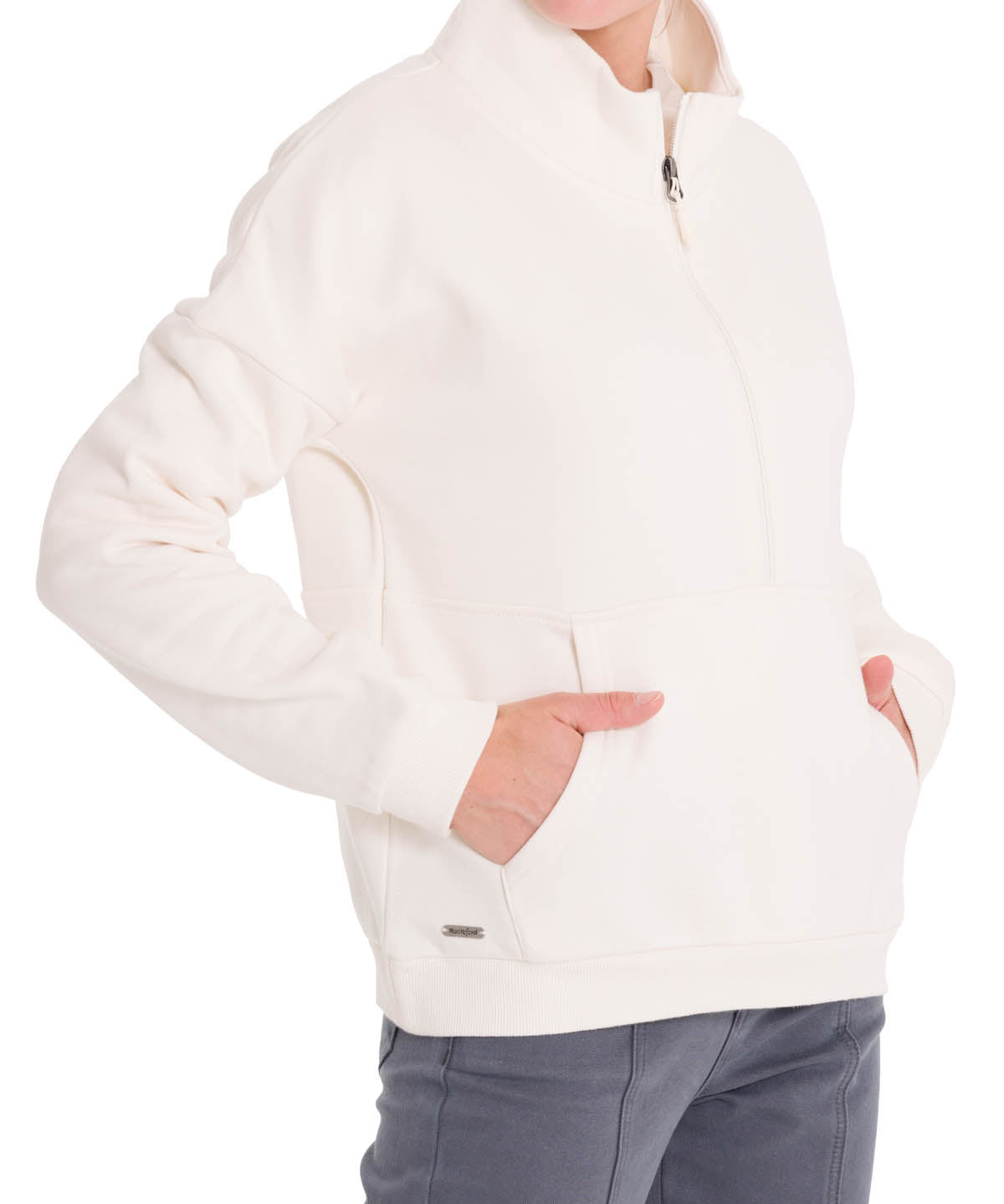 Polerón Algodón Orgánico Mujer Cali Blanco Rockford