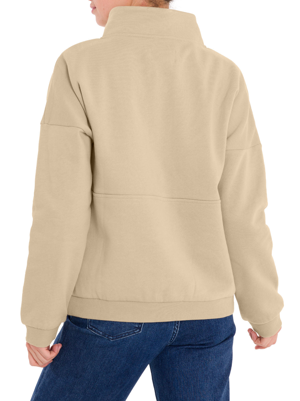 Polerón Algodón Orgánico Mujer Cali Beige Rockford