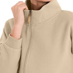 Polerón Algodón Orgánico Mujer Cali Beige Rockford