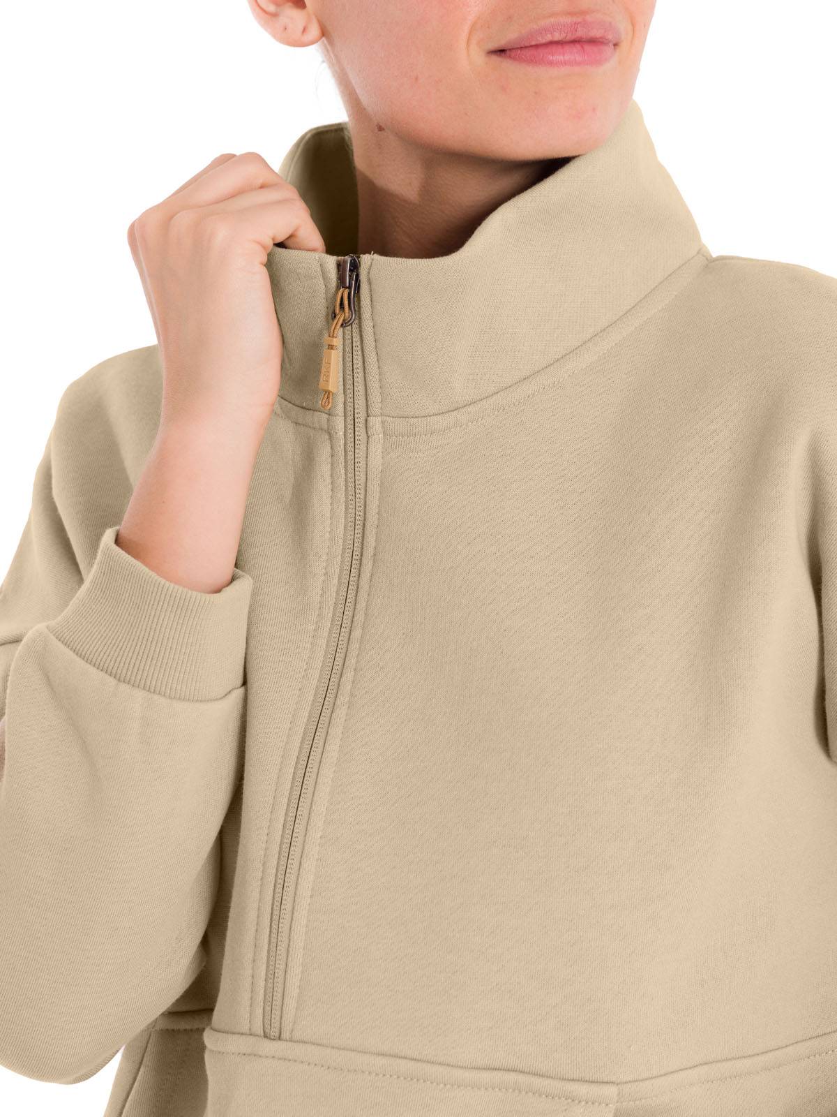 Polerón Algodón Orgánico Mujer Cali Beige Rockford