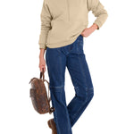 Polerón Algodón Orgánico Mujer Cali Beige Rockford