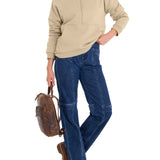 Polerón Algodón Orgánico Mujer Cali Beige Rockford
