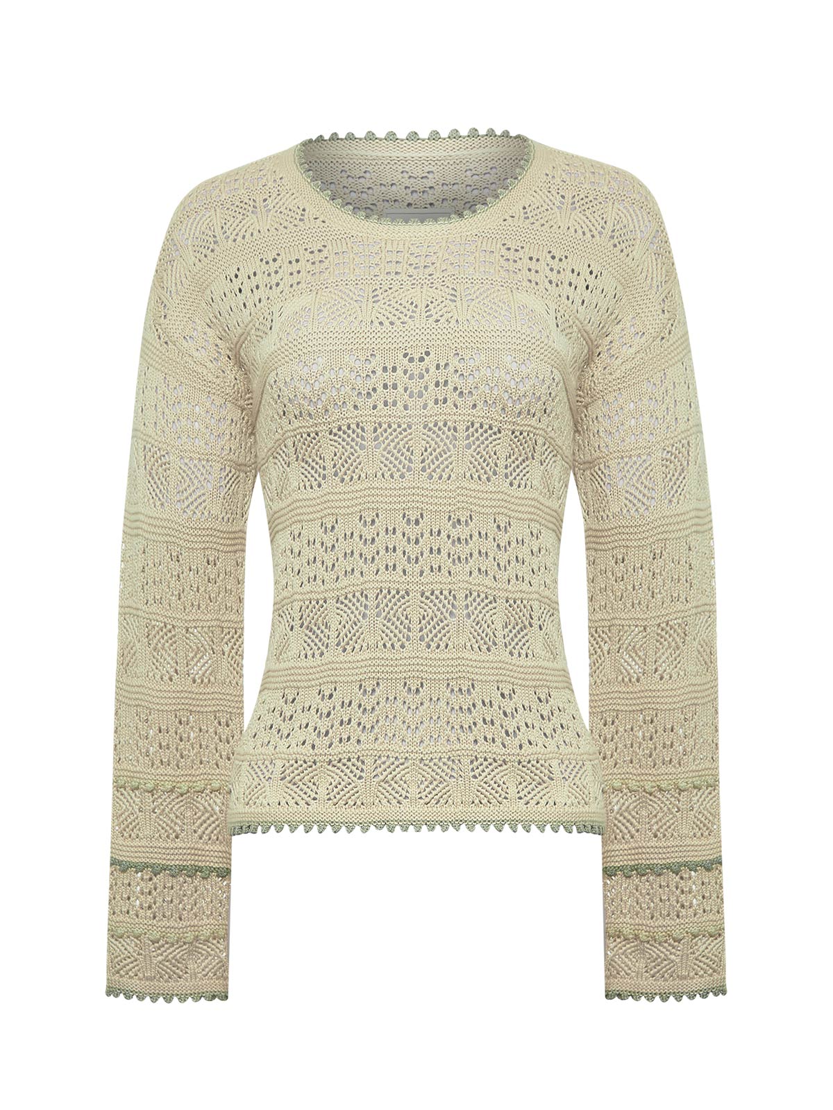 Sweater Algodón Mujer Dindo Beige Rockford