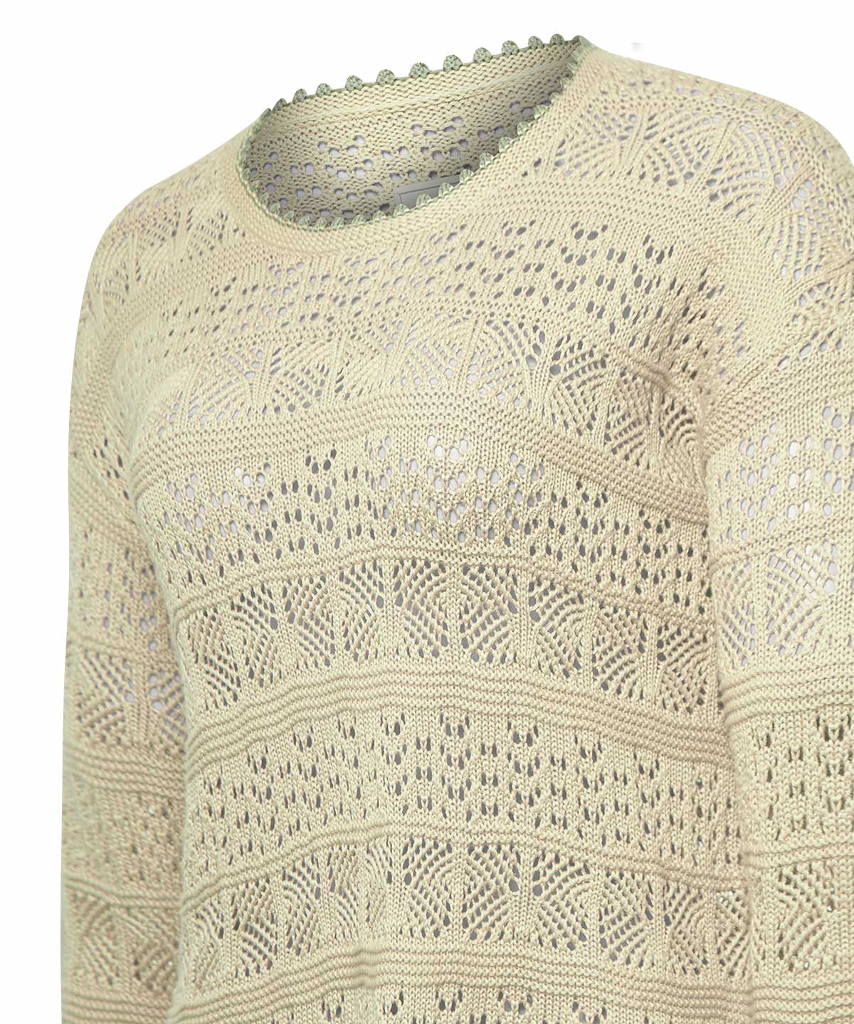 Sweater Algodón Mujer Dindo Beige Rockford