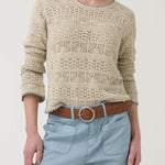 Sweater Algodón Mujer Dindo Beige Rockford