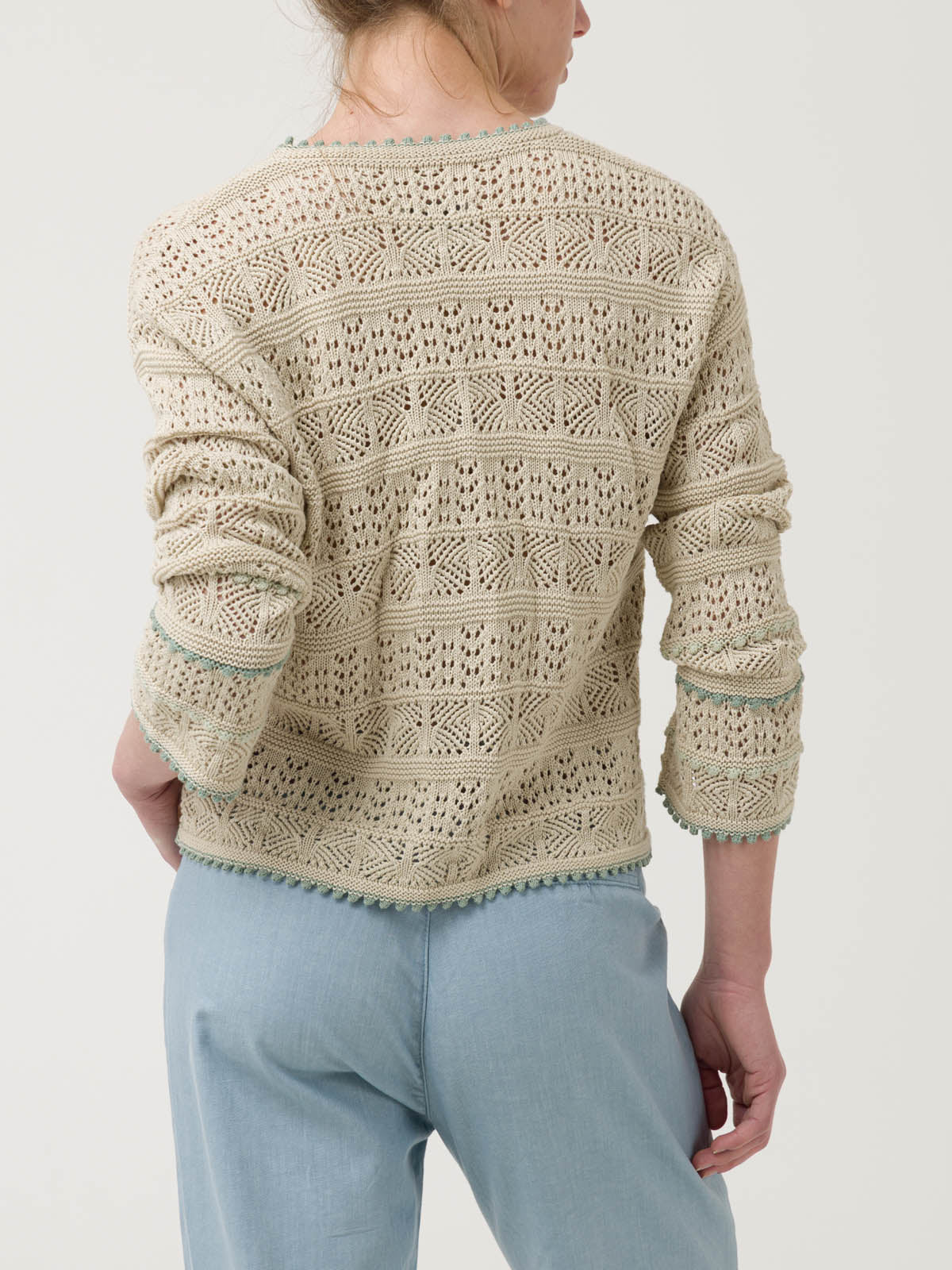 Sweater Algodón Mujer Dindo Beige Rockford