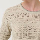 Sweater Algodón Mujer Dindo Beige Rockford