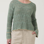 Sweater Algodón Mujer Dindo Azul Rockford