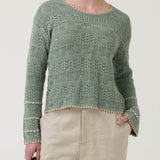 Sweater Algodón Mujer Dindo Azul Rockford