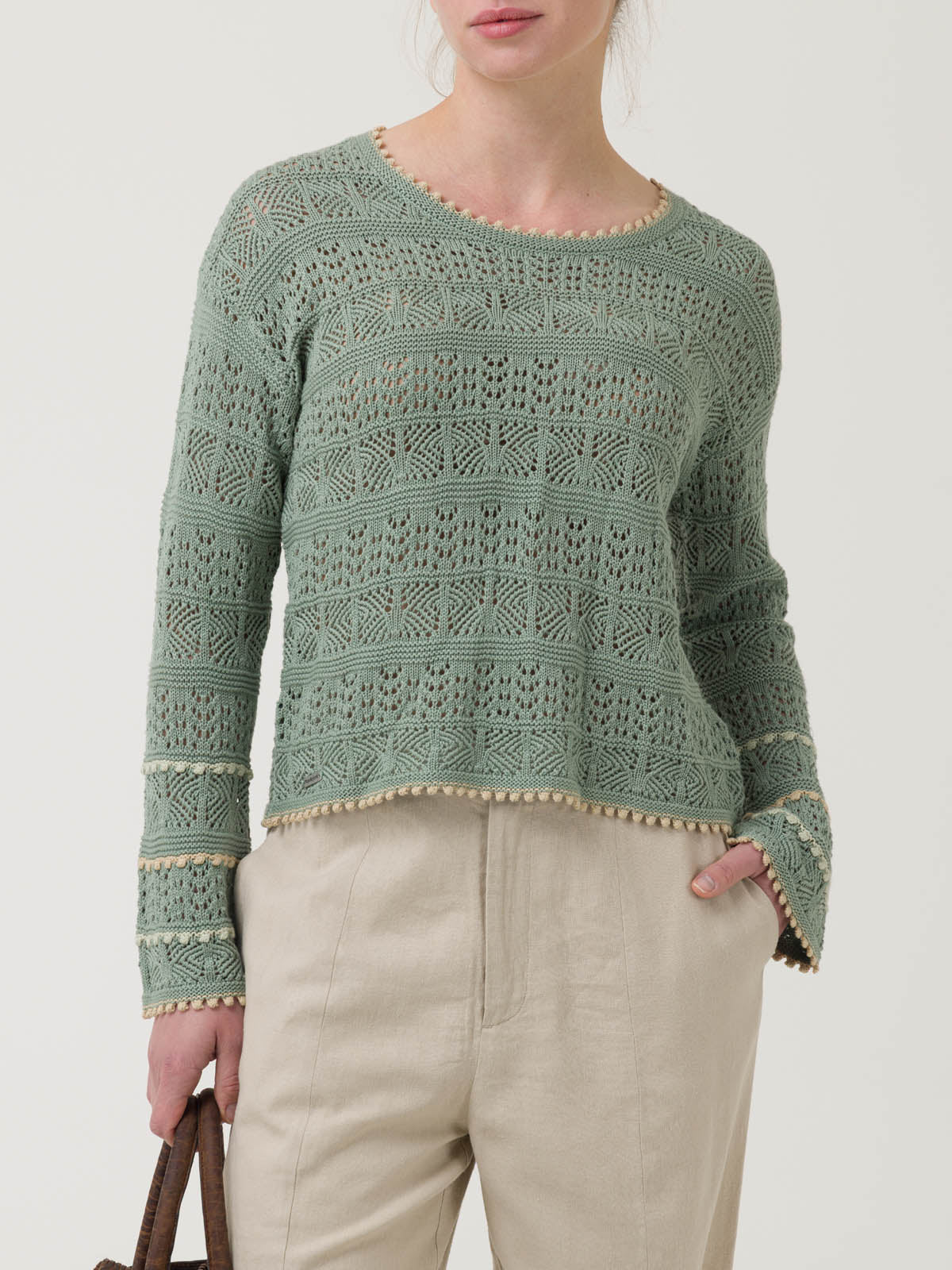 Sweater Algodón Mujer Dindo Azul Rockford