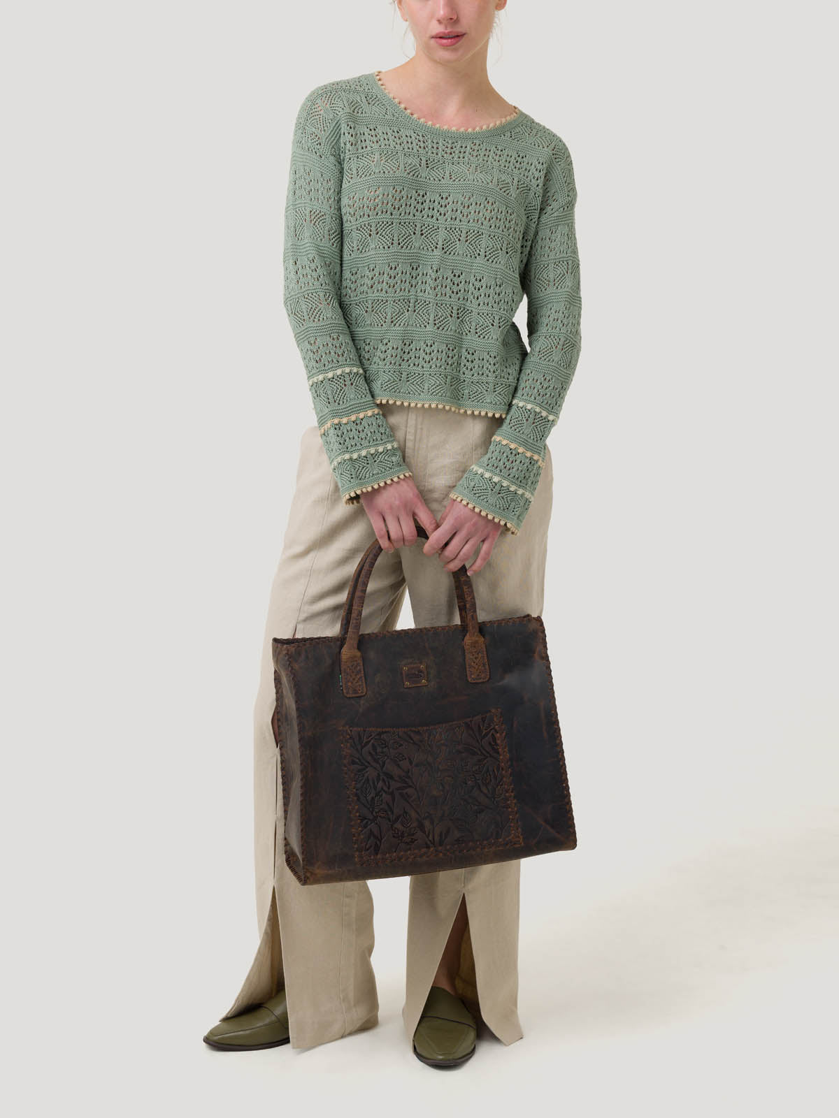 Sweater Algodón Mujer Dindo Azul Rockford