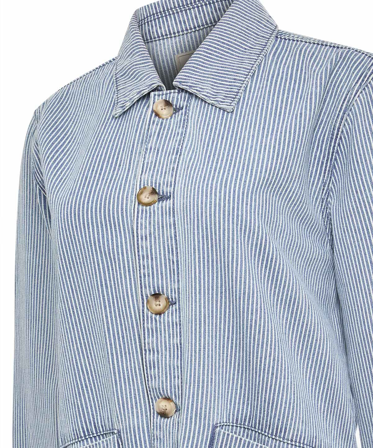Chaqueta Algodón Mujer Zanzibar Azul Rockford
