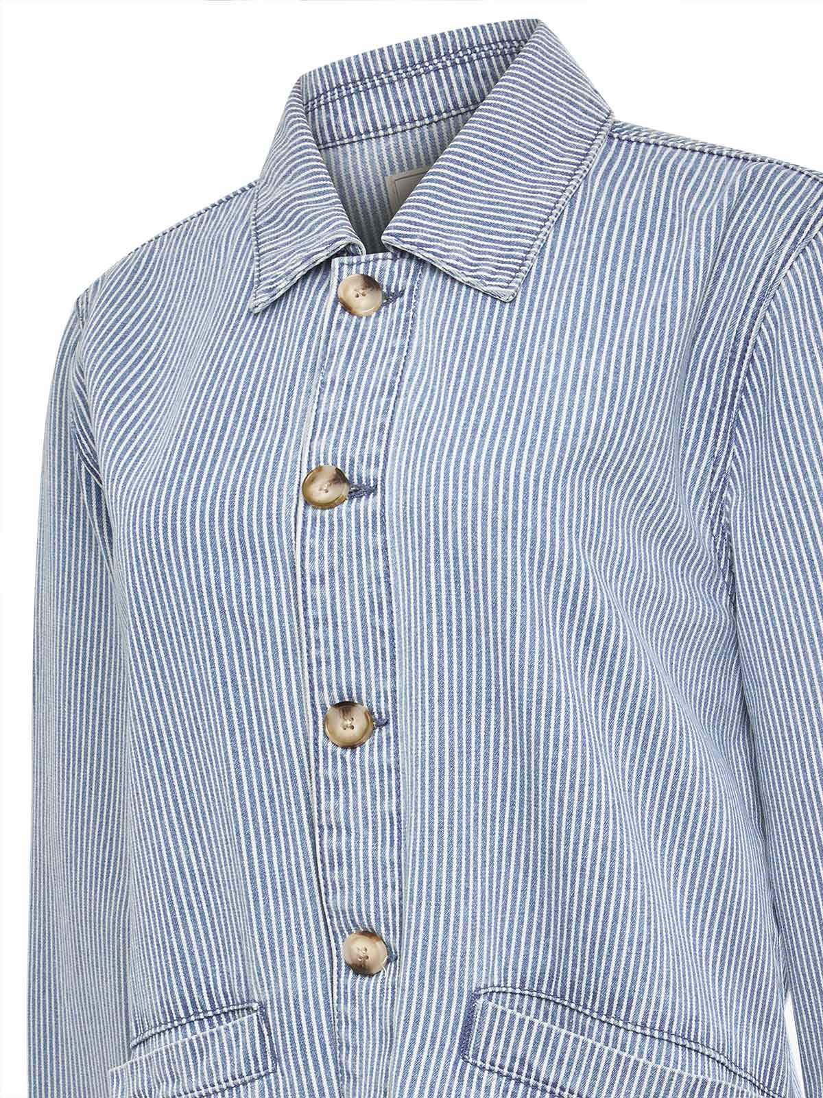 Chaqueta Algodón Mujer Zanzibar Azul Rockford