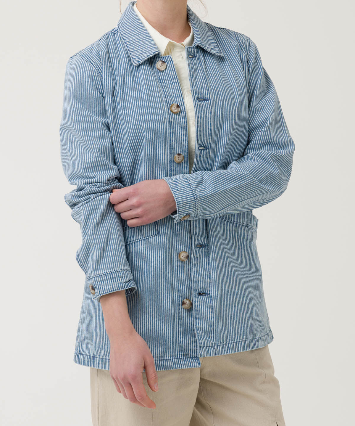 Chaqueta Algodón Mujer Zanzibar Azul Rockford