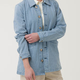 Chaqueta Algodón Mujer Zanzibar Azul Rockford