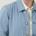 Chaqueta Algodón Mujer Zanzibar Azul Rockford