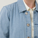 Chaqueta Algodón Mujer Zanzibar Azul Rockford